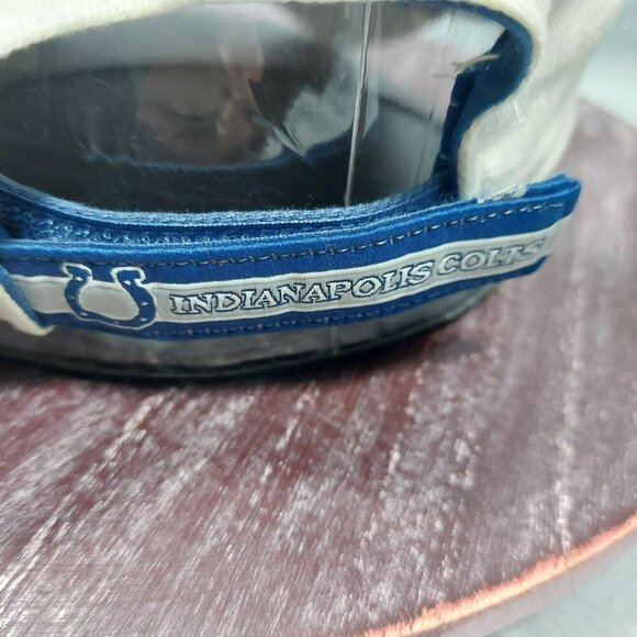 Indianapolis Colts Football Reebok Cap Blue & White Adjustable Size - Picture 6 of 10